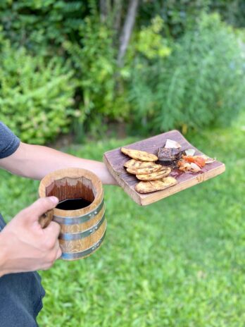 Plato tabla para asado