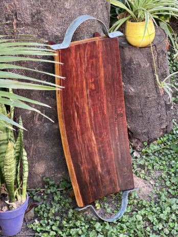 Tabla para asado de barril mediana